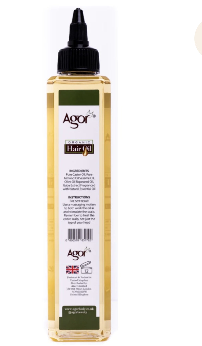 Agor organic hair oil 250ml(አጎር ዘይቲ)