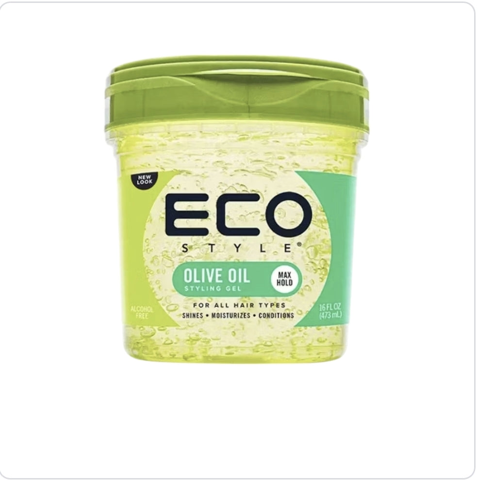 ኢኮ ስታይል ዘይቲ ኣውሊዕ ጸጉሪ ቅዲ ጀል፣ 16 ኦንስ፣ ሞይስቸራይዚንግ