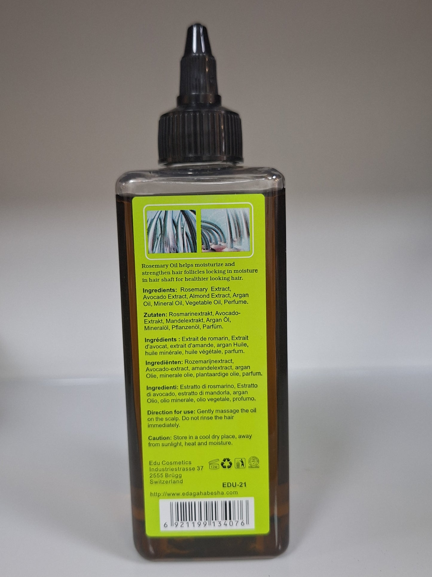EDU Cosmetics Rosemary Grow Pure Hair Oil